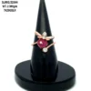 Elegant Silver Rose Gold Ring for Women