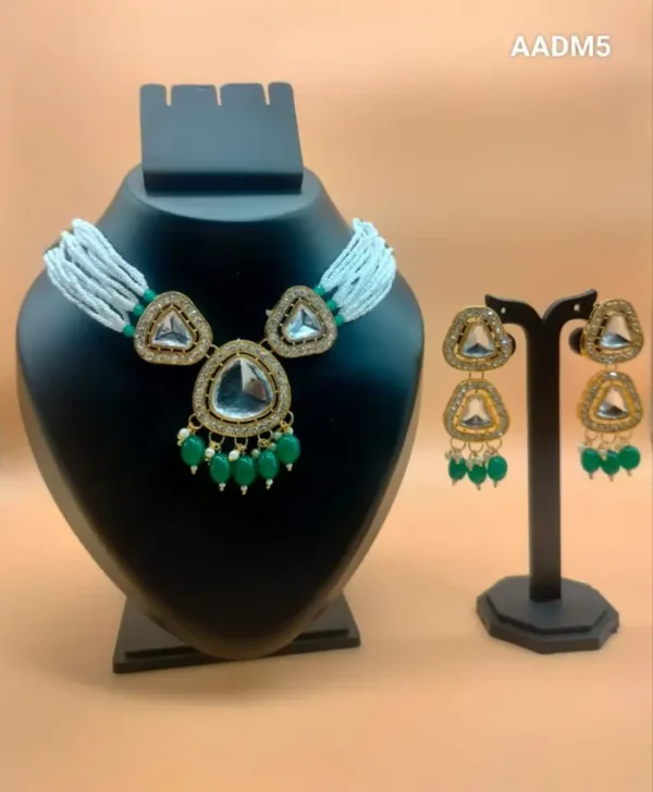 Traditional Kundan Necklace Set For Women