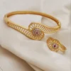 Classic Charm: Combo Unique Design Antique Bracelet and Ring for Women & Girls