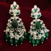 Beautiful Premium Quality Chand Bali Kundan Earrings